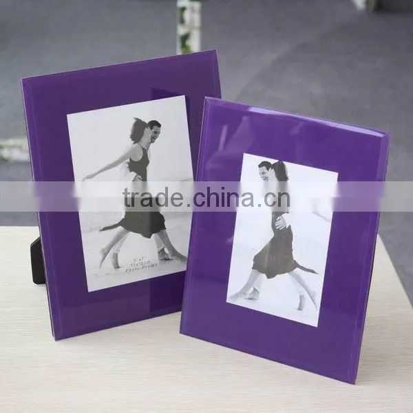 Glass photo frame