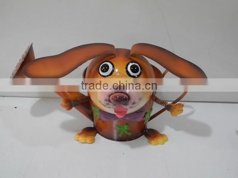 YS13311 Garden decoration metal dog shape watering cans made in Xiamen