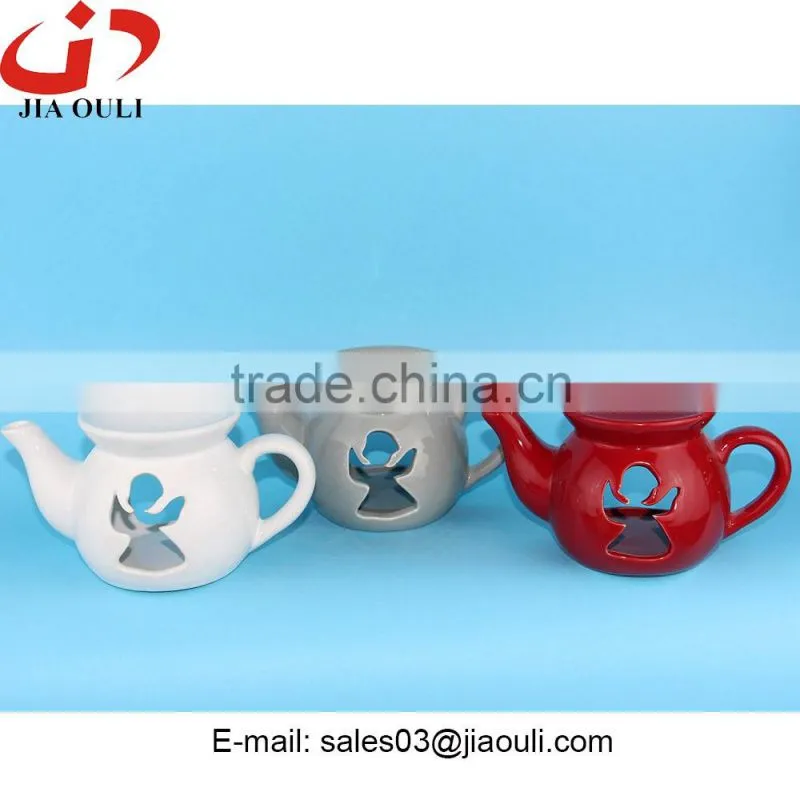Popular sales white Essential Oil Ceramic Burner Aroma Diffuser