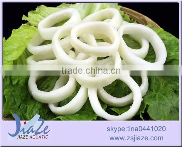 frozen squid rings in IQF