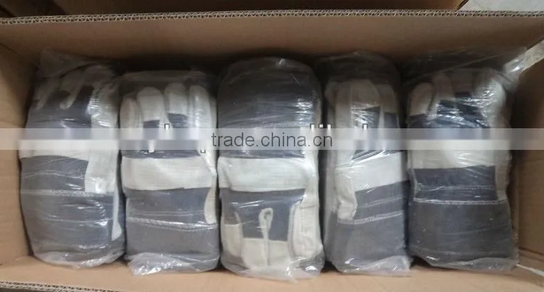 High temperature resistance welding leather glove