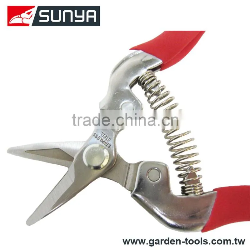 Top quality stainless short straight flower snip