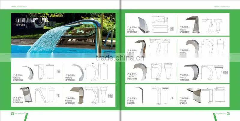 Swimming pool equipment spa massage water jet fountain nozzles