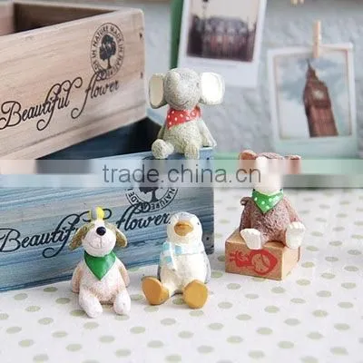 Mini CUTE fashional Resin decoration ,Zakka furnishing articles creative look up at the sky of animal resin handicraft