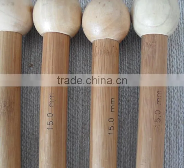 Hot Sell Single Pointed Bamboo Knitting Needles Set