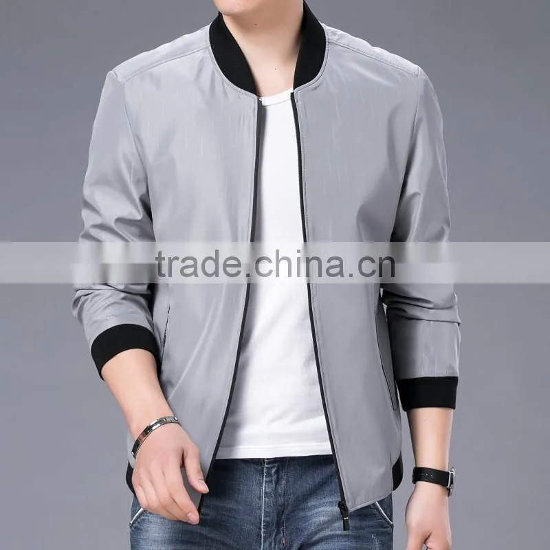 Hight Quality New spring men's slim fit casual jacket sportwear jacket