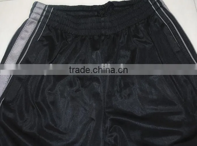 New design from Jiangxi China boys sport pants 100% polyester tricot 200g, brushed inside