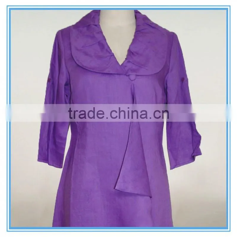 Women casual linen pant suit for spring and summer