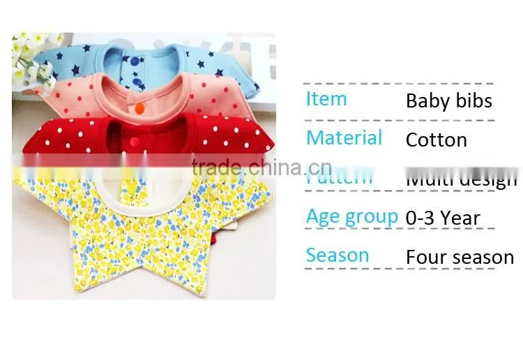 Rotatable multi-shape cotton Baby Bibs