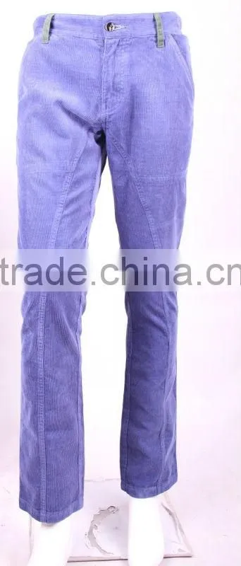 fashion leisure pants purple color corduroy PR13Q152