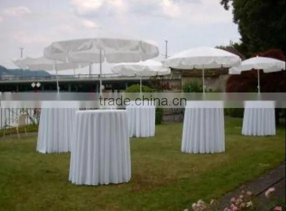 box pleat polyester jersey stretch wedding table skirt for party and banquet