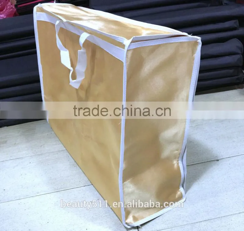 Personalised zip lock polyester 210D wedding dress garment bag wholesale WB02