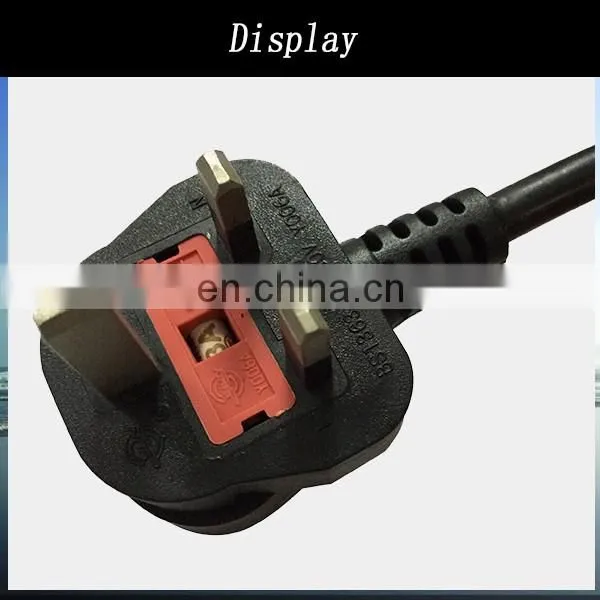 Uk power Cord moulded plug fused 5AMP CABLE SASO
