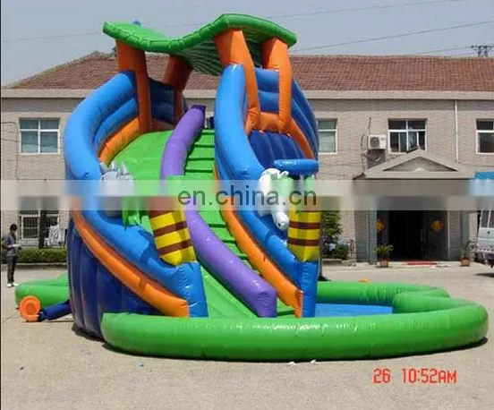 hot sale inflatable shark water slide