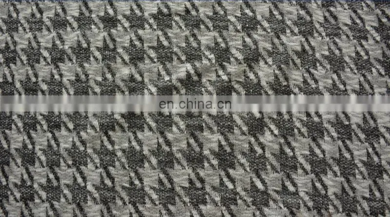 China supplier Loop Gagt Knitted silver fabric The law of graphic