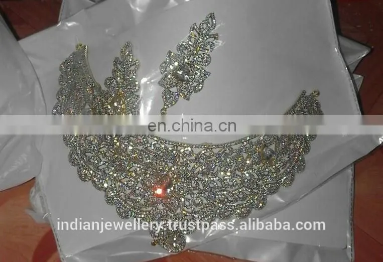 CZ jewelry necklace manufacturer,cubic zirconia necklace jewellery exporter