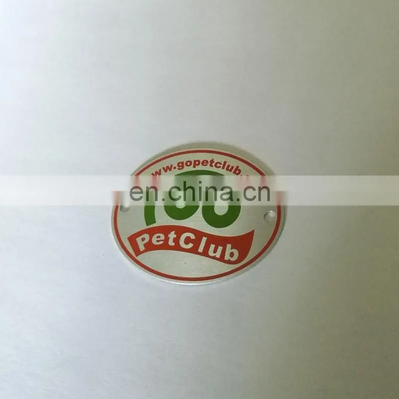 Custom design Metal brand label accessory