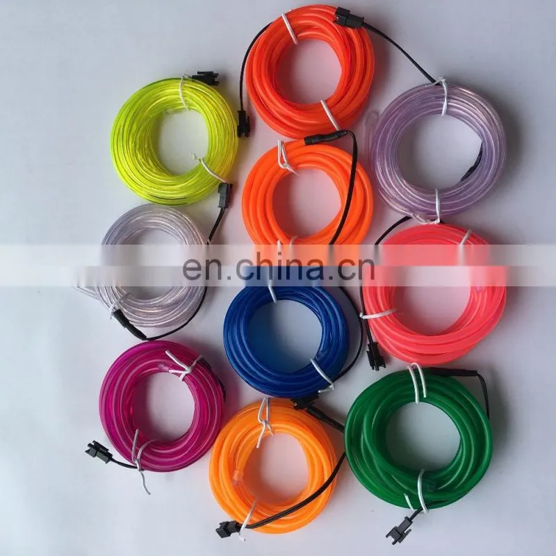 car decorative cold light el wire neon rope light