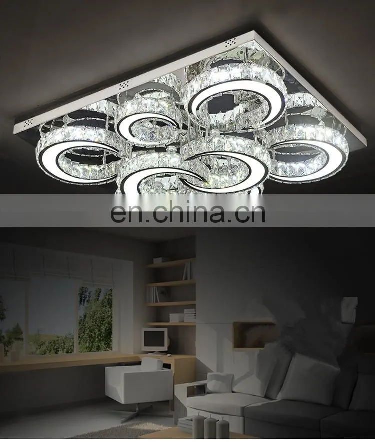 Newest fashionable crystal ceiling lamp LED light