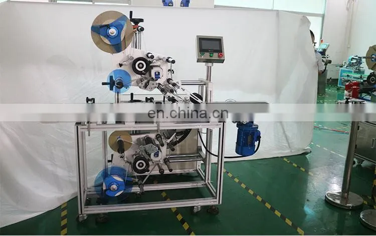 Automatic Carton Corner And Food And Factory Tooth Paste Box Labeling Machine