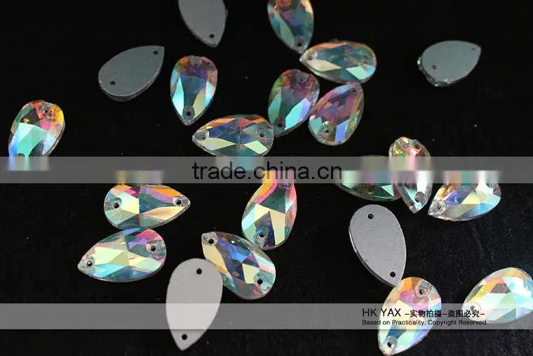 1218L YAX sew on crystal ab rhinestone,sew on rhinestone crystal ab,crystal ab rhinestone sew on