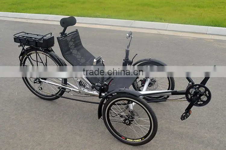 Single Person 3 Wheel Electric Recumbent Tricycle