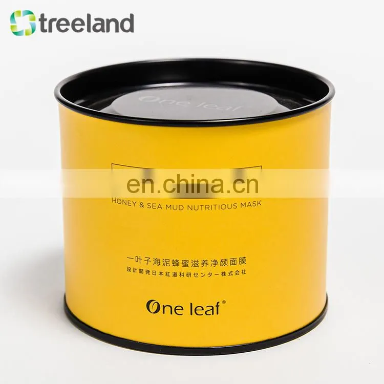 Custom Cosmetics Use Metal Lid Paper Tubes Cardboard Tubes