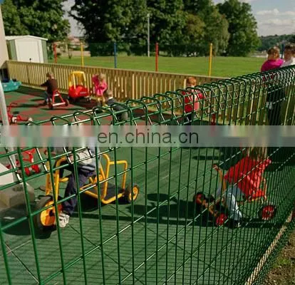 Hot dipped galvanized powder coated Roll top BRC Fence welded wire mesh garden fence