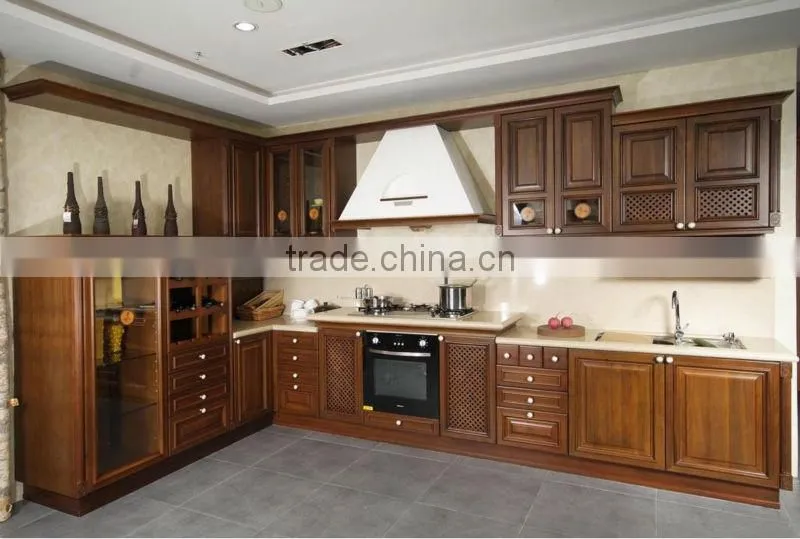 Countryside style kitchen cabinet-new model kitchen cabinet