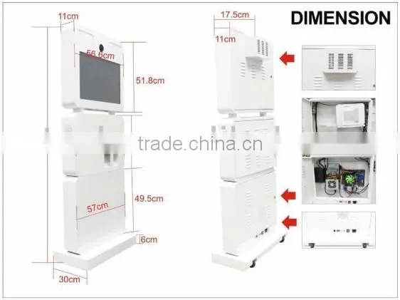 HIgh Quality Portable Photo Kiosk as Wedding gift for Funny Photos