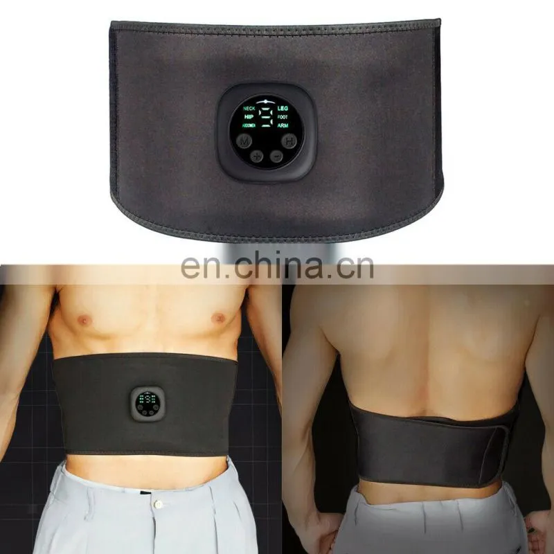 EMS Abs Trainer Belt Abdominal Muscle Stimulator Toner Fitness