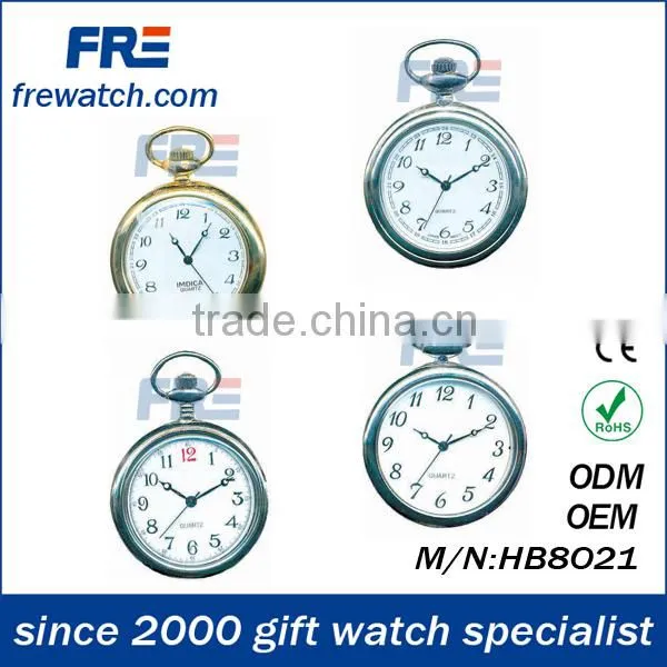 retro bronze japan movt quartz pocket watch 46mm pocket watch