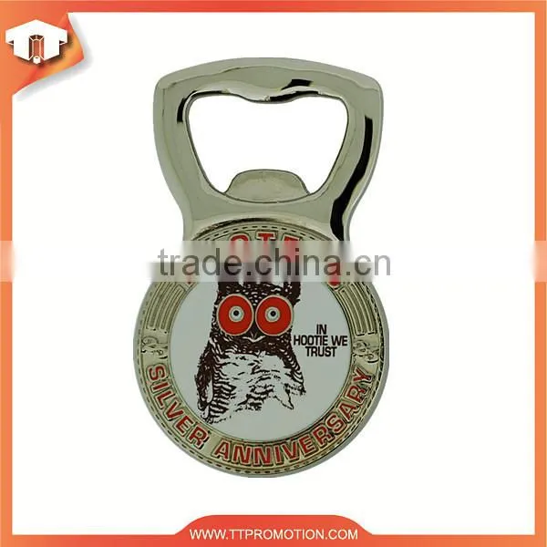 manufacturer custom silver animal shape bottle opener keychain