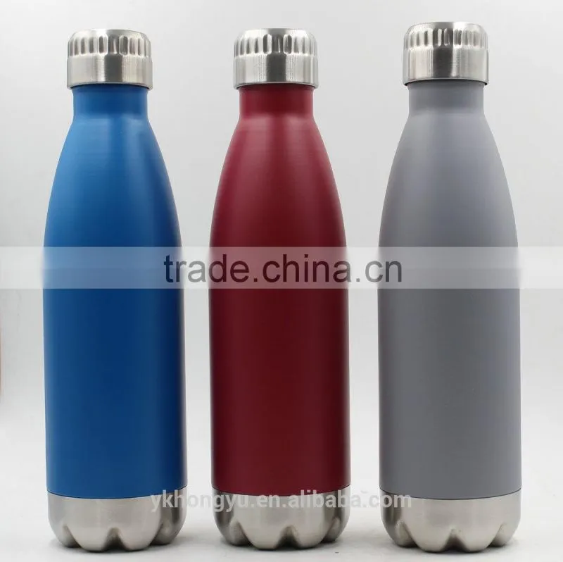 0.35L/0.5L/0.75L/1L BSCI approval vacuum double stainless steel hot sale water bottle