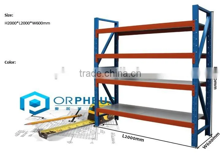 Practical Shelf 4 Tier Metal Storage Rack For Warehouse