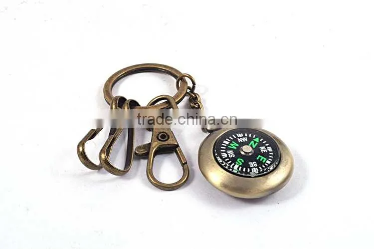 COMPASS HIGH QUALITY Metal keychain PROMOTION Alloy Compass Keychain