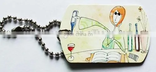 Custom Factory Price Metal Hole Hang Tag
