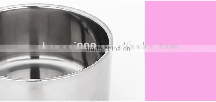 stainless steel colored tiffin lunch box/ 2 compartment insulated box/ bento box