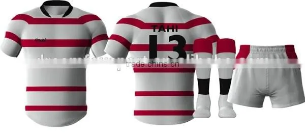 Wholesale team rugby jerseys newest college rugby jerseys custom free design rugby shirt
