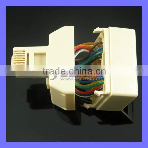 Ethernet Extender Network Extender RJ45 8P8C 1x Plug to 2 Jack