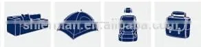 Typical TW3-441Q Extra heavy-duty cylinder arm lockstitch sewing machine