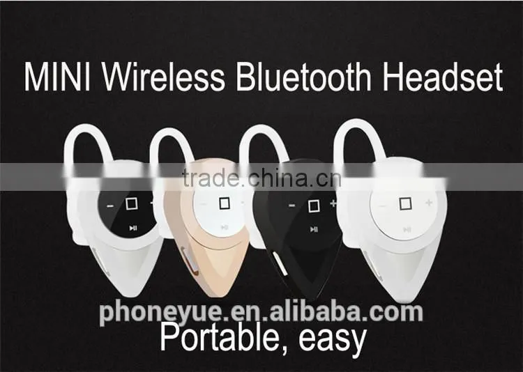 2016 newest design poratble handfree wireless bluetooth headsets headphone