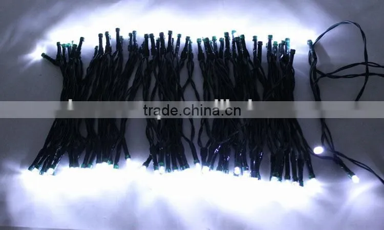 100 led short string christmas lights wedding party decorative solar string lights