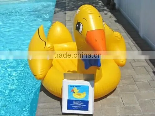 Hot sale Giant Yellow Inflatable Duck Pool Float