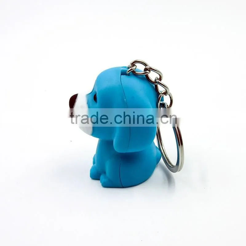 Custom animal shape keychain ,OEM plastic dog keychain