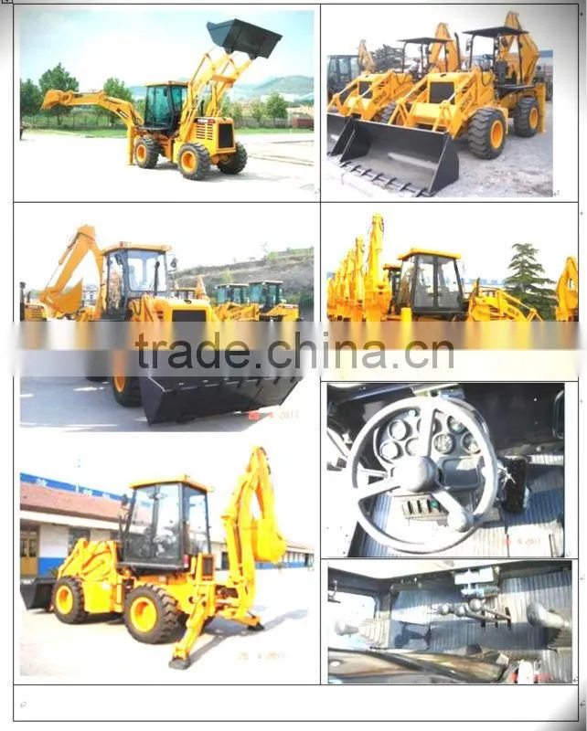 WZ30-25 Backhoe loader 7600KGS with cummins engine,4WD,CE paper