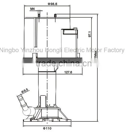 12W air condition water cooler pump
