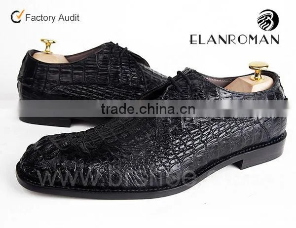 Black color python leather goodyear shoes wholesale shoes new york