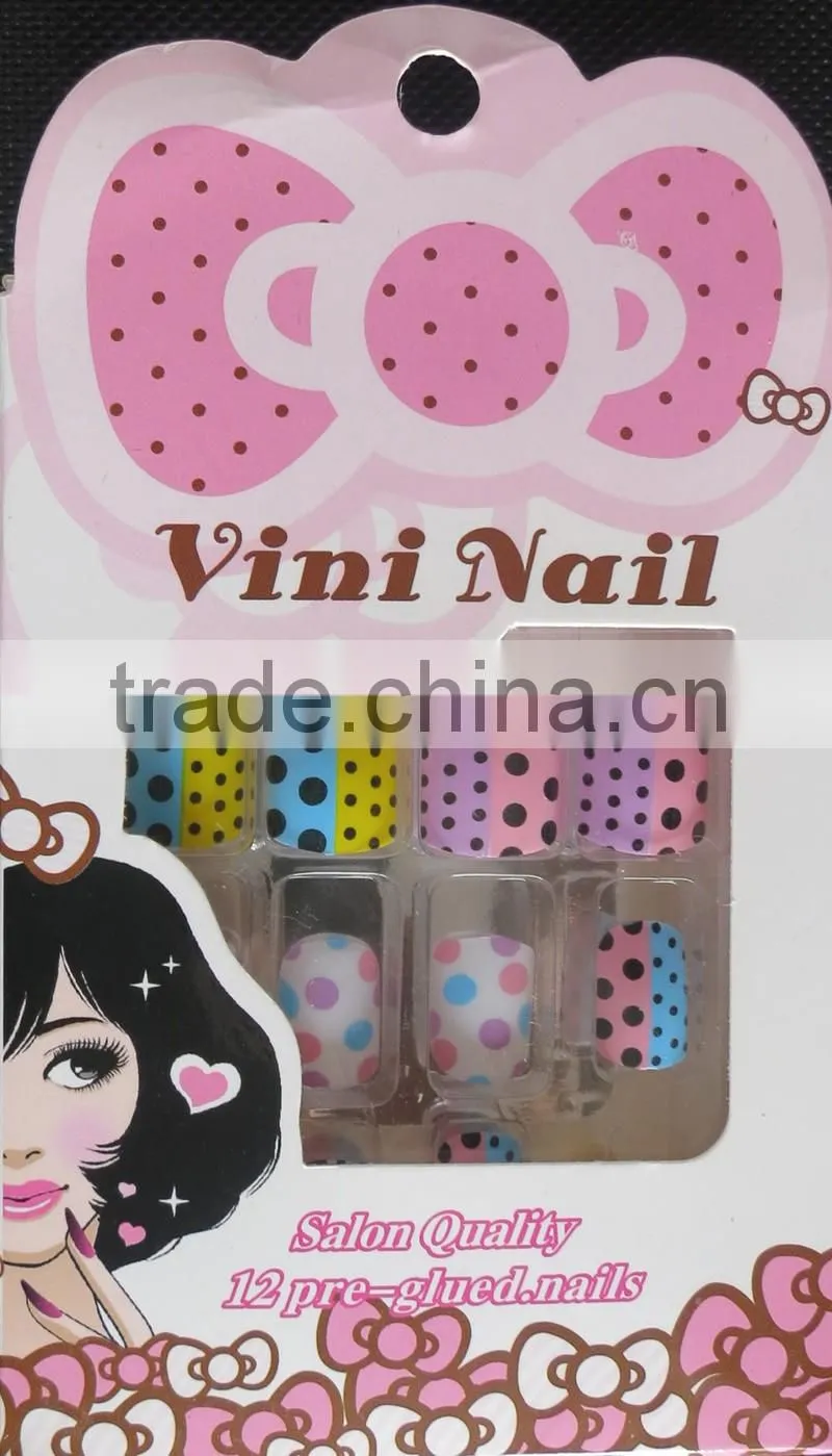 Nail tips fake nail art tips artificial fingernails with different style