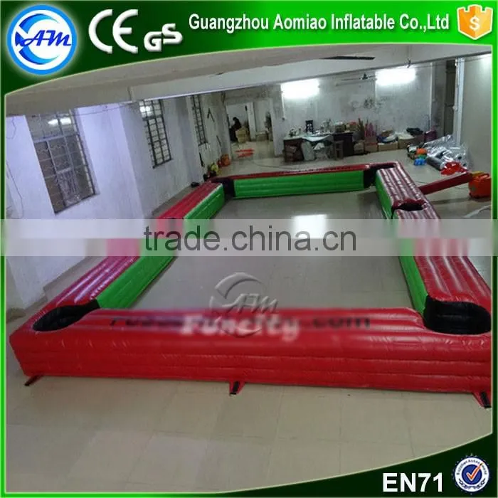 Good price inflatable snooker table field inflatable snooker football